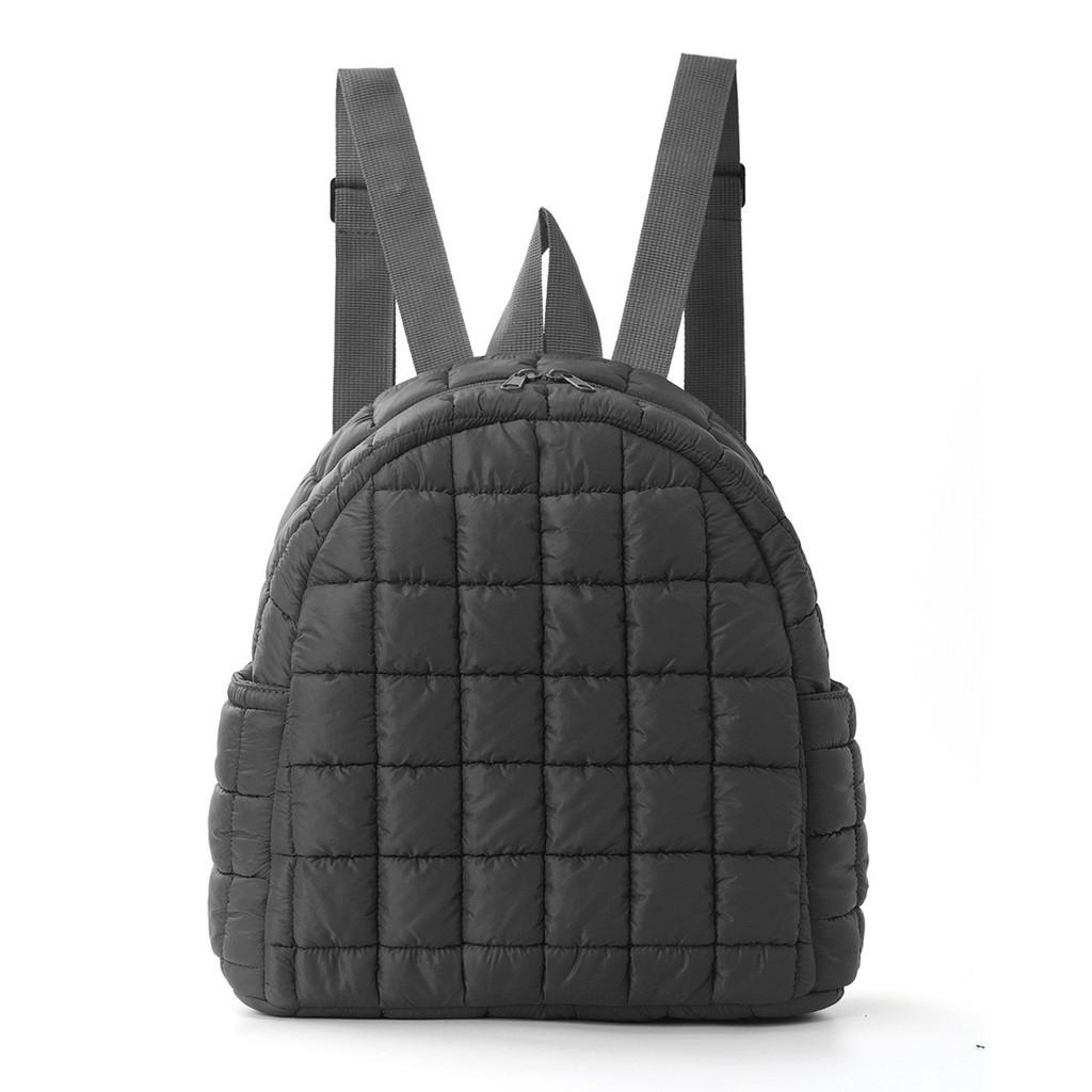 Fashion Plaid Travel Backpack With Polyester Fabric For Casual Daily Use