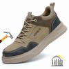 Steel Toe Work Boots Anti-Smash Anti-Puncture Safety Shoes for Men Working Sneakers with Metal Toe Labor Protection Shoes