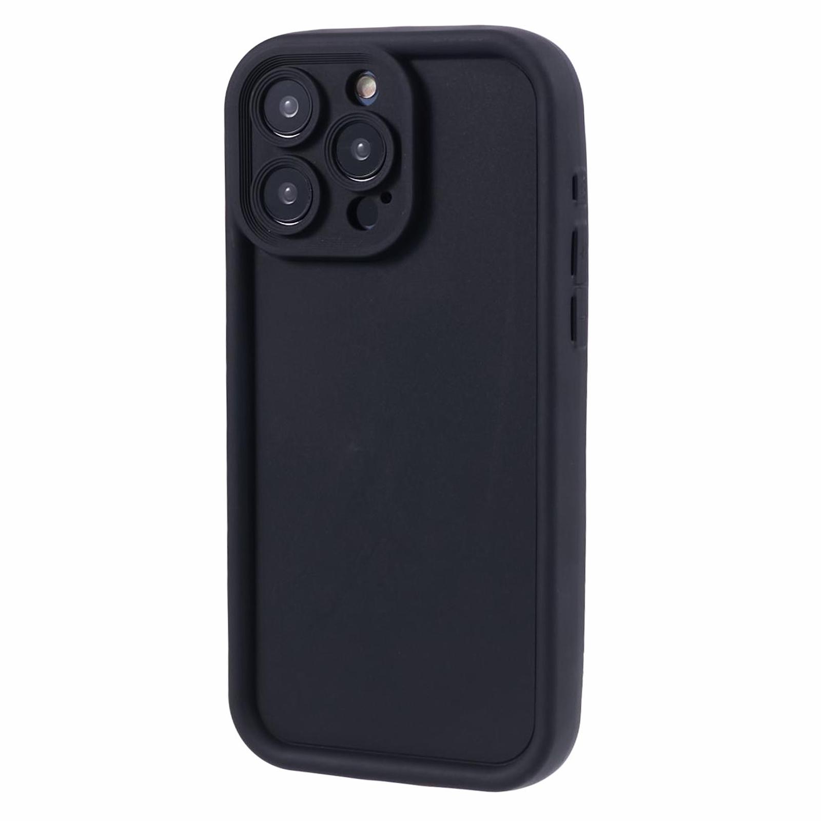 

For iPhone 15 Pro Max TPU Case Camera Protection Matte Phone Cover Black