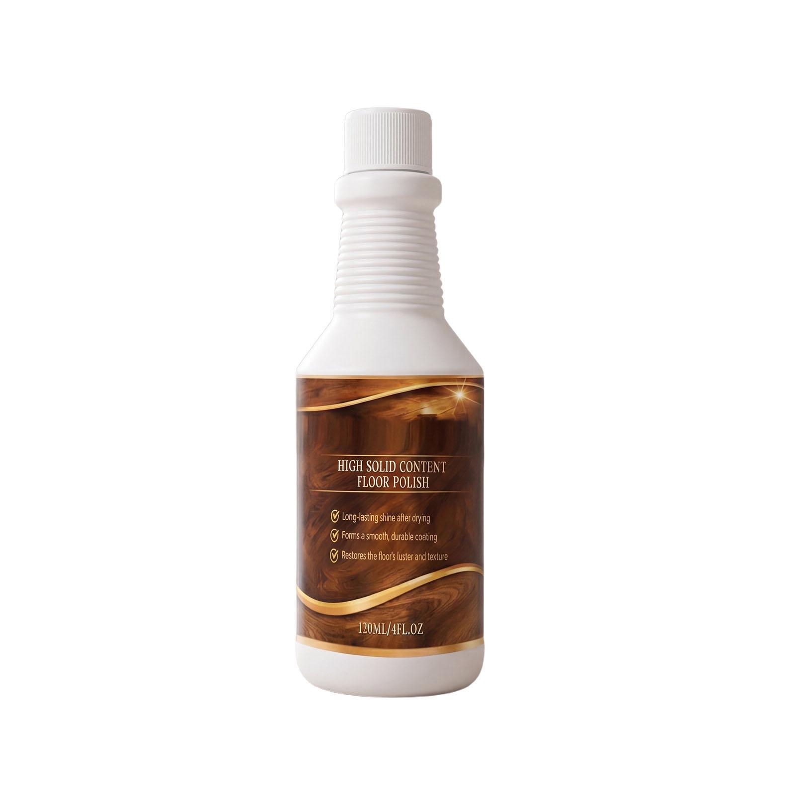 

Floor Polish Liquid 120ml High Solid Content Floor Care Solution for Home Use Long Lasting Shine and Protective Coating One Size