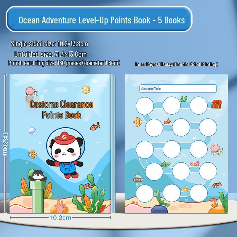 Family Edition Children s Reward Stamp Collection & Check-in Book