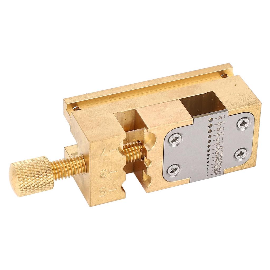 Acogedor Watch Repair Vise Clamp Brass Pointer Tube Clamp, Strong Material, Compact Size, for Watch Hands and Wheels, Essential Tool for DIY and Profe