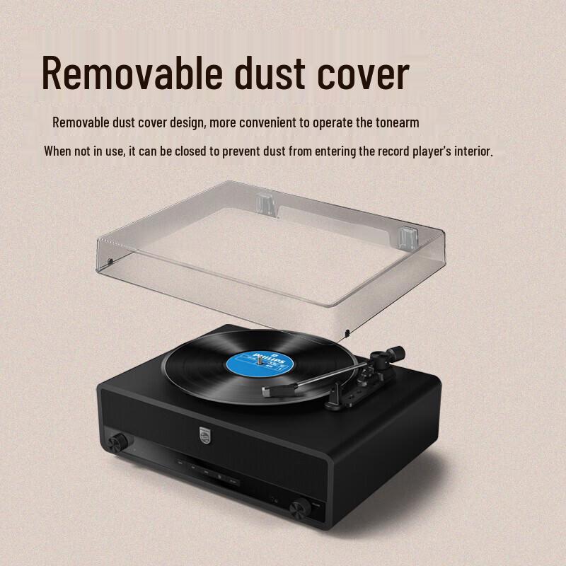 Philips TAV3000B Retro Bluetooth Vinyl Record Player