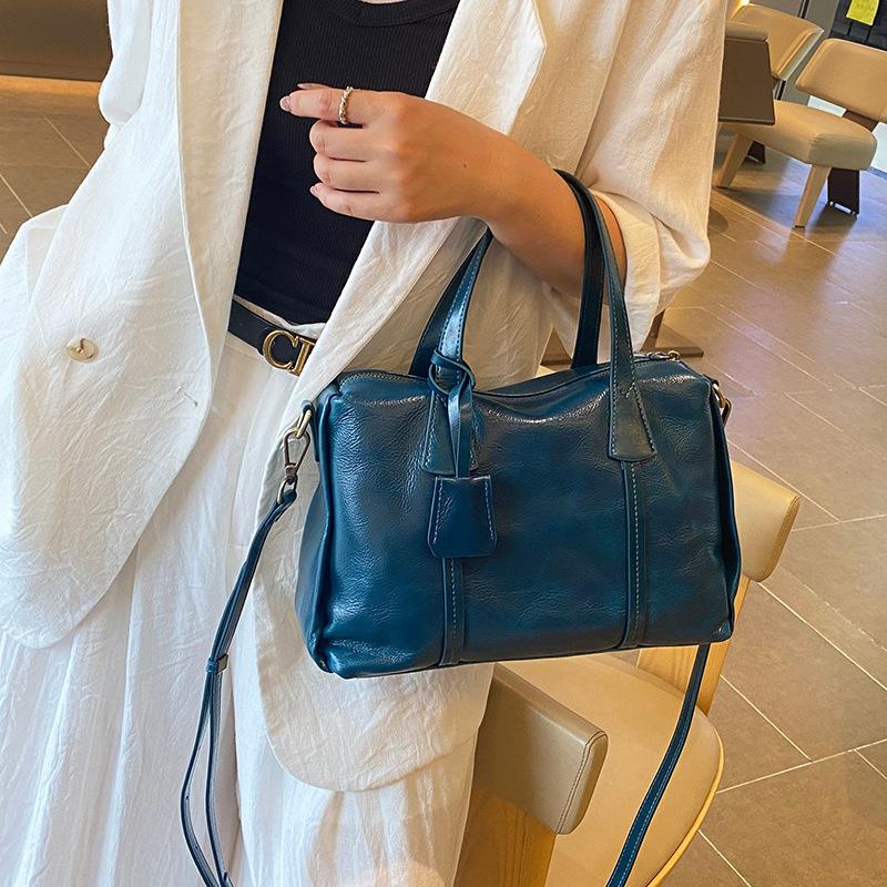 Single-shoulder Bag High-end Commuting Bag for Work Genuine Leather Women's Crossbody Handbag
