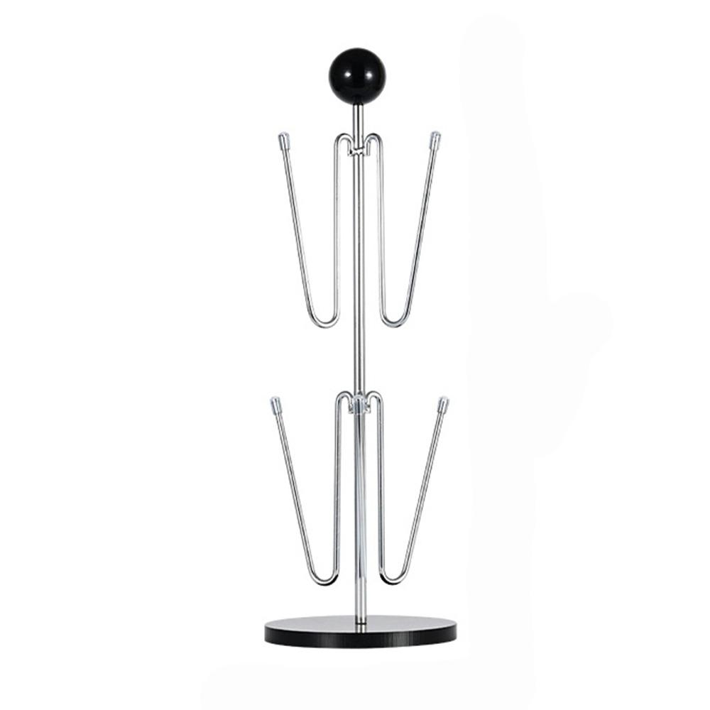 Acrylic Base Tea Cup Storage Rack Iron Cup Hanging Rack Creative Coffee Cup Holder  Living Room