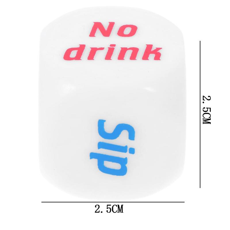 Funny Drinking Dice Roll Decider For Adult Teens Birthday Bachelor Party and Bar KTV Family Friends Gathering Supplies Gift