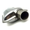 60cm Exhaust Pipe O.D 2.5cm Gas Vent + Silencer for Air Diesel Parking Heater Not Websta For Car Truck Bus Boat Auto Accessory