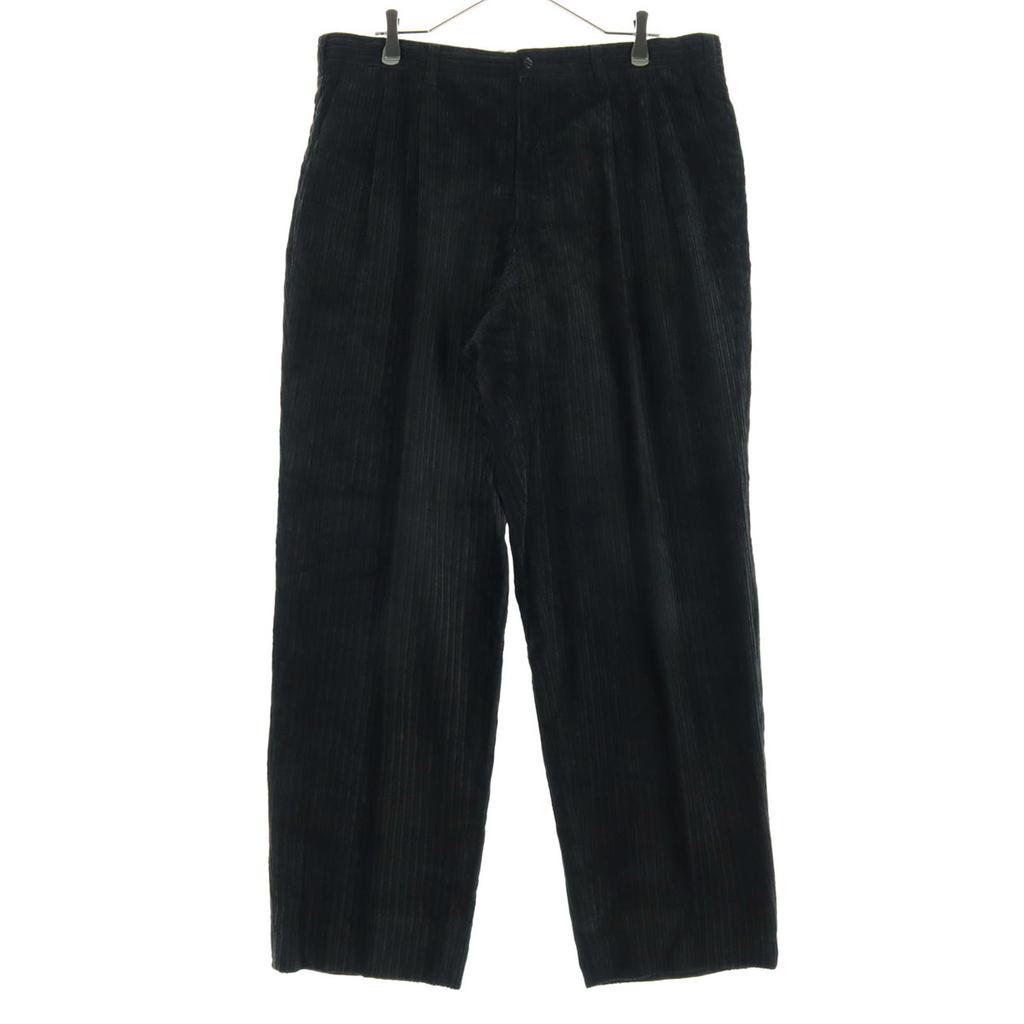 LANVIN CLASSIQUE Dazai Corduroy pants 97 black Men's Used
