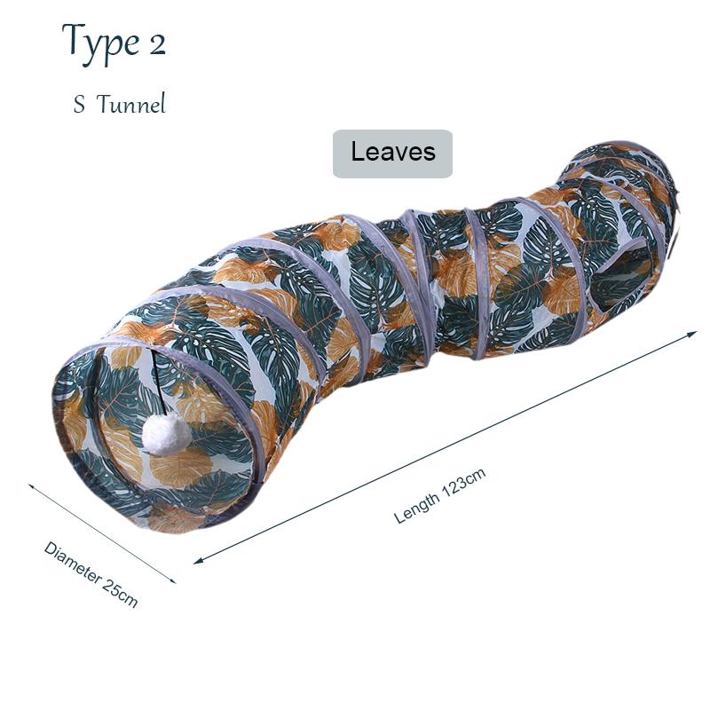 Funny Cat Crawling Tunnel for Cats Gotas Foldable Pet Toys Sphynx Kedi Katten Speelgoed mascotas Accessories I S T X Shape Tube