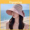 Summer Sun Protection Hat With Wide Brim And Bow For Women Outdoor Casual Wear