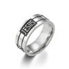 Stylish Retro European & American Titanium Steel Men's Ring - Trendy Handcrafted Design