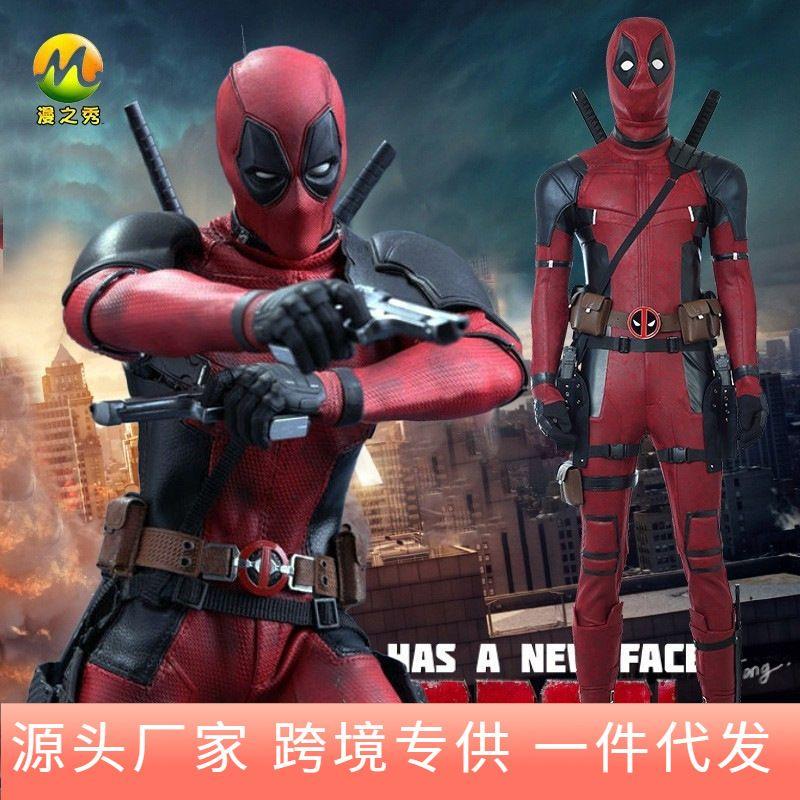 

Man Gongjue In-Stock Deadpool Cosplay Costume Tight-Fitting Jumpsuit Deadpool Men s Cosplay Factory Dagger 32 Country L