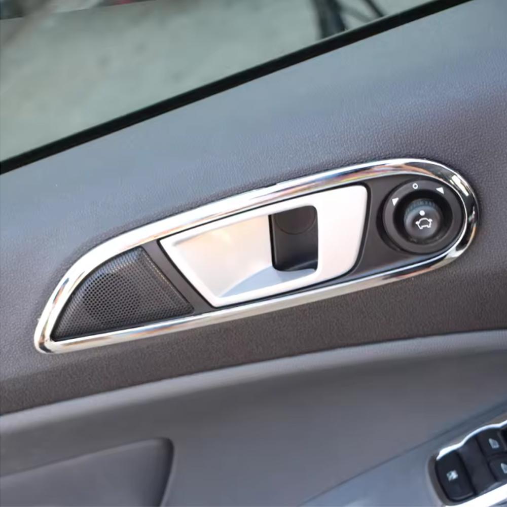 For Ford Fiesta MK7 2009-2014 for Ford Ecosport 2013-2021 Car Inner Door Handle Bowl Cover Trim Sticker Accessories