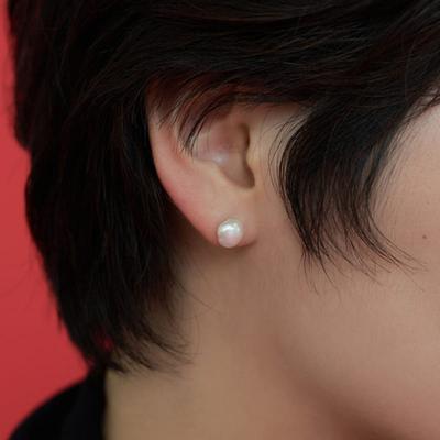 Geegee [silver925] Nature Pearl Earring