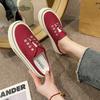 Fashion Slip on Comfortable Canvas Casual Shoes Women's Mules Thick Bottom Versatile Adults Footwear Spring Autumn Lady Slippers Fashion