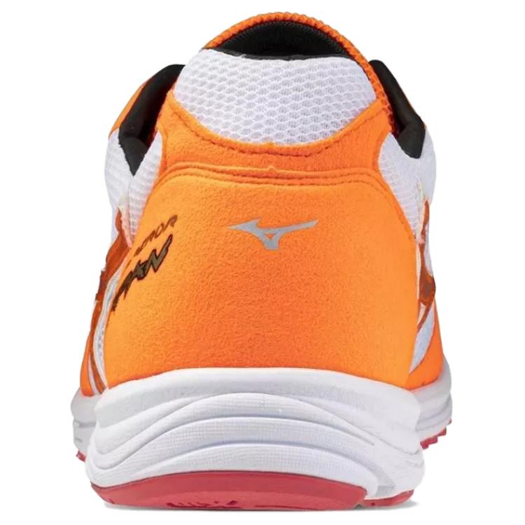 Mizuno Wave Emperor Japan 4 Comfortable Stylish Non-Slip Durable Low-Top Running Shoes Unisex sneaker White Orange U1GD192081