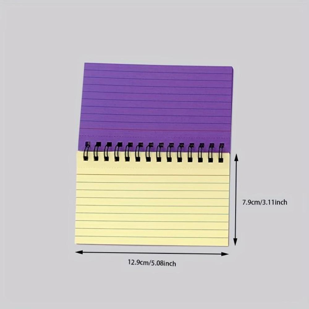 2Pcs Portable Color Spiral Notebook for Students and Office Use Durable and Convenient Journal for Organizing Notes and Ideas