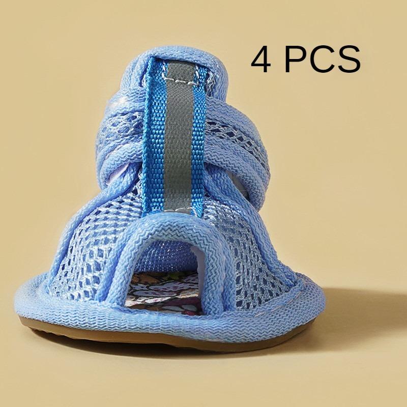 New Pet Shoes Cowgirl Bottom Mesh Sandals Dog Shoes Dog Sandals
