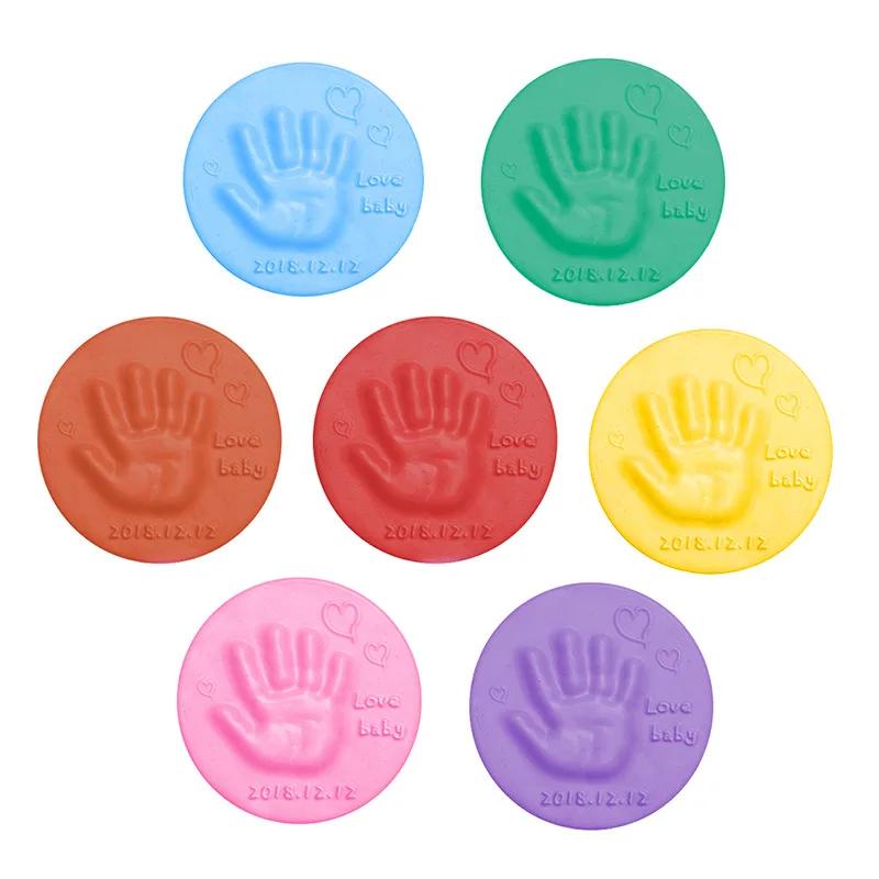 Newborn Hand and Foot Print Growth Commemorative Children's Foot Clay Environmental Protection Printing Clay Commemorative Gift