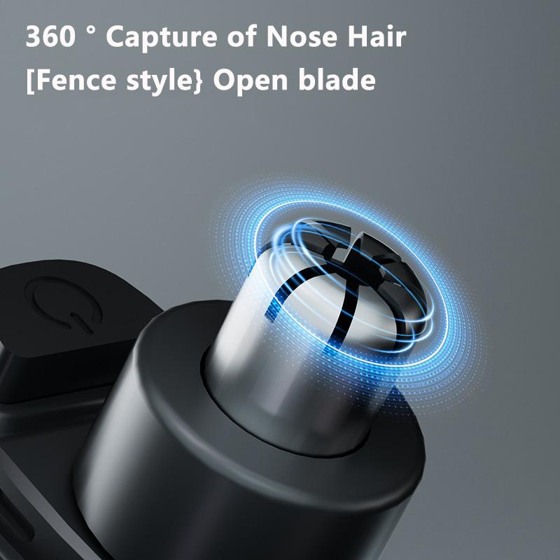 2 In 1 Electric Portable Ear And Nose Hair Trimmer Clipper Professional Painless Portable Eyebrow For Men Nose Hair