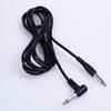 Silent Electric Guitar Cable, Black, 6m/3m, Angled Head, Noise Reduction Shielded, for Acoustic/Electric Guitar.
