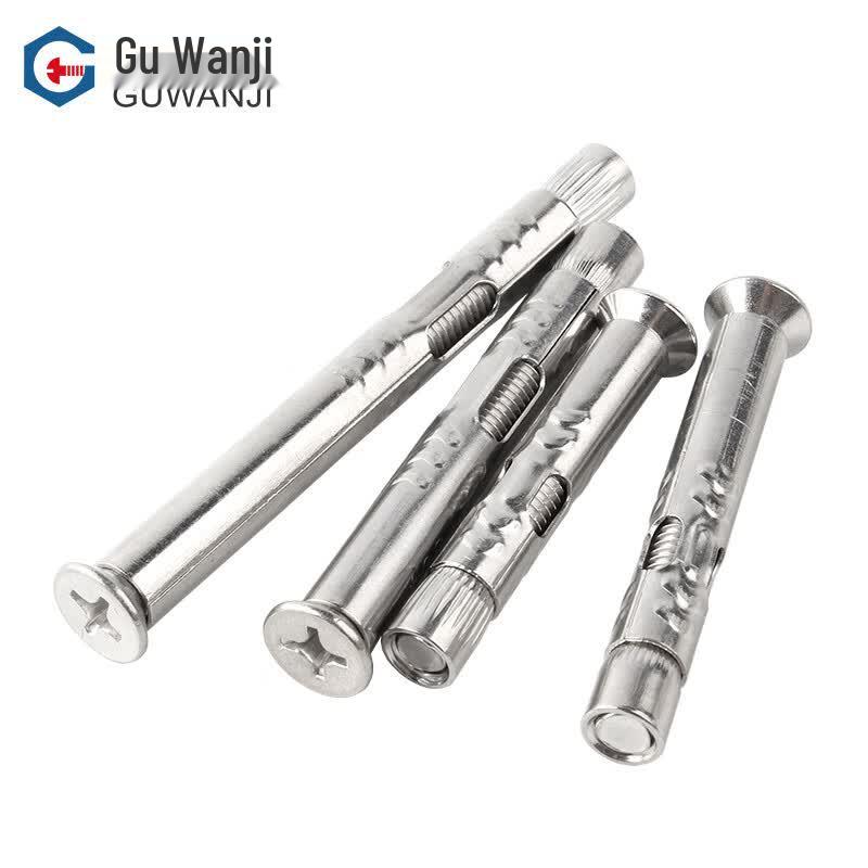Guwanji 304 Stainless Steel Flat Head Drop-in Anchor Bolts