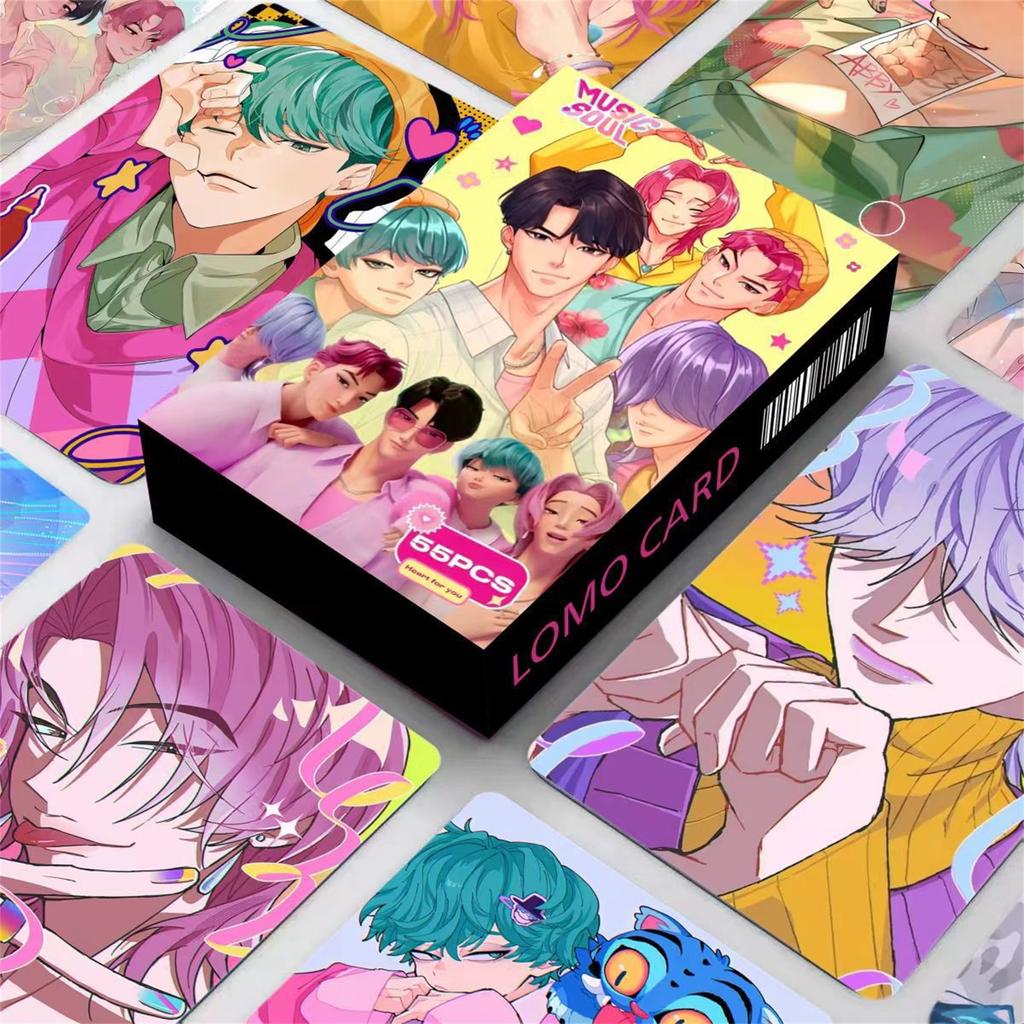55 LOMO CARD K-POP Gaza Boy Group Collectible LOMO Cards
