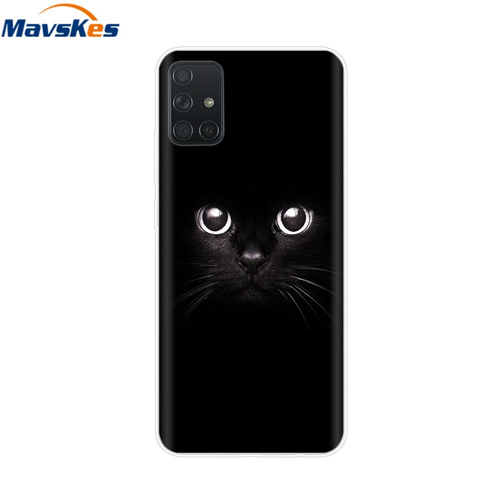 For Samsung Galaxy A51 Case Silicon Transparent Back Cover Phone Case for Samsung Galaxy A71 SM-A715F A515F A 51 71 Cover Fundas