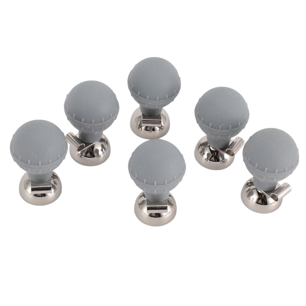 6pcs EKG Electrodes Chest Suction Ball Soft Accurate Measurement 3.04.0mm Double Hole Universal