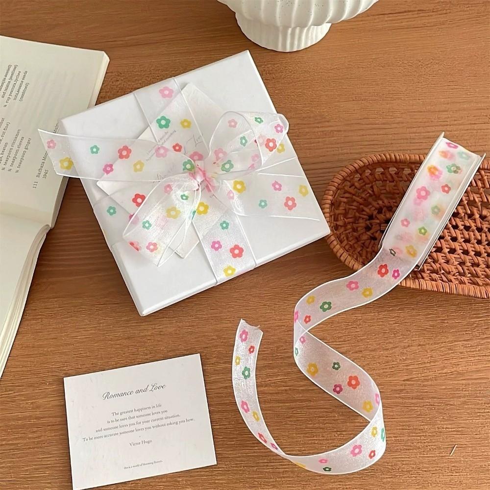 Polka Dots Gift Wrapping Ribbon Colorful Packaging Box Ribbon Gift Box Decorative Ribbon  Birthday