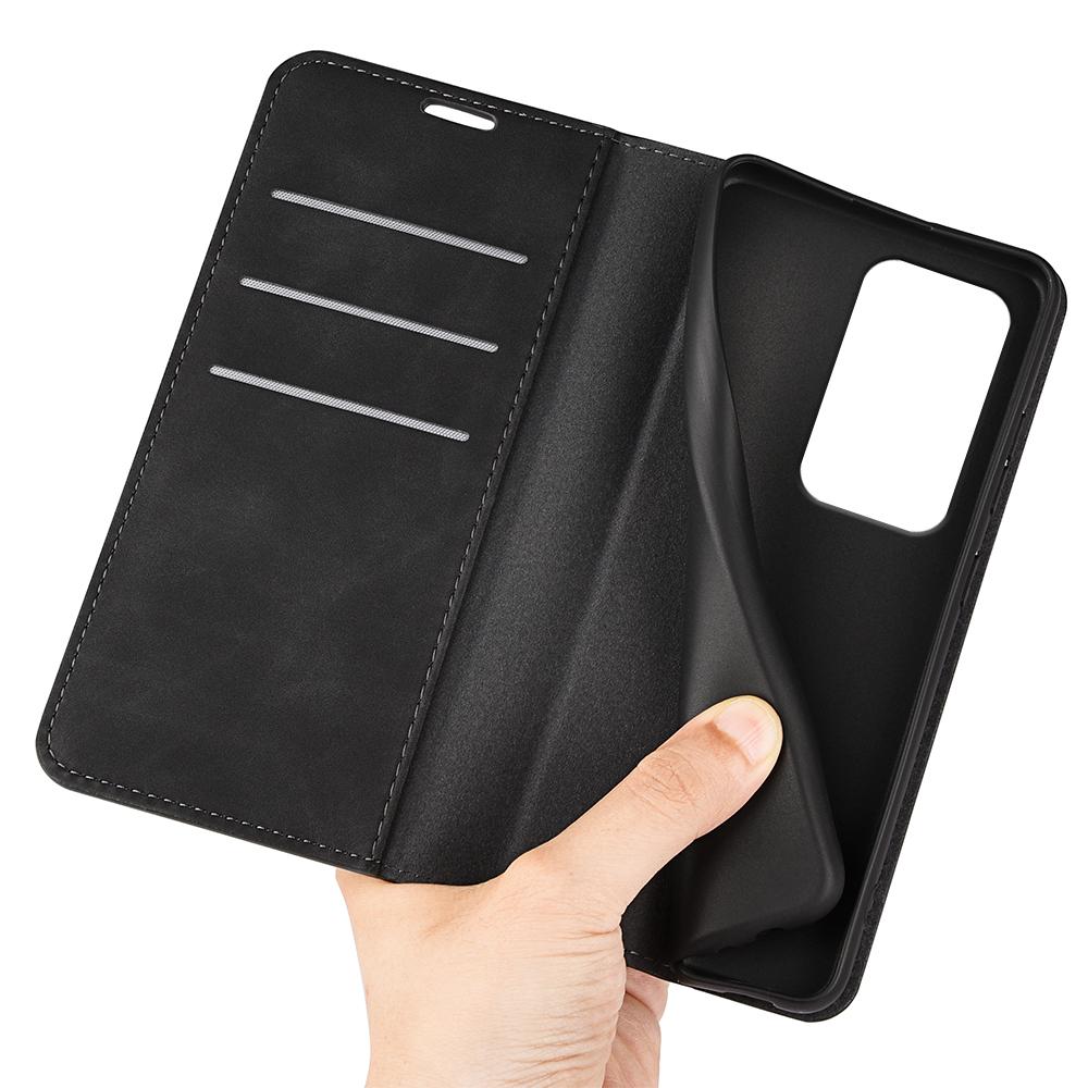 For Honor 200 Lite Card Slots Case Skin-Touch Leather Flip Phone Cover