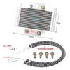 Clear Motorcycle Radiator Engine Oil Cooler Motocross Oil Cooler Dirt Pit Bike For 150-250Cc GY6