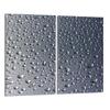 Glas-Kochfeld-Schutzplatte 2x30x52 Tropfen
