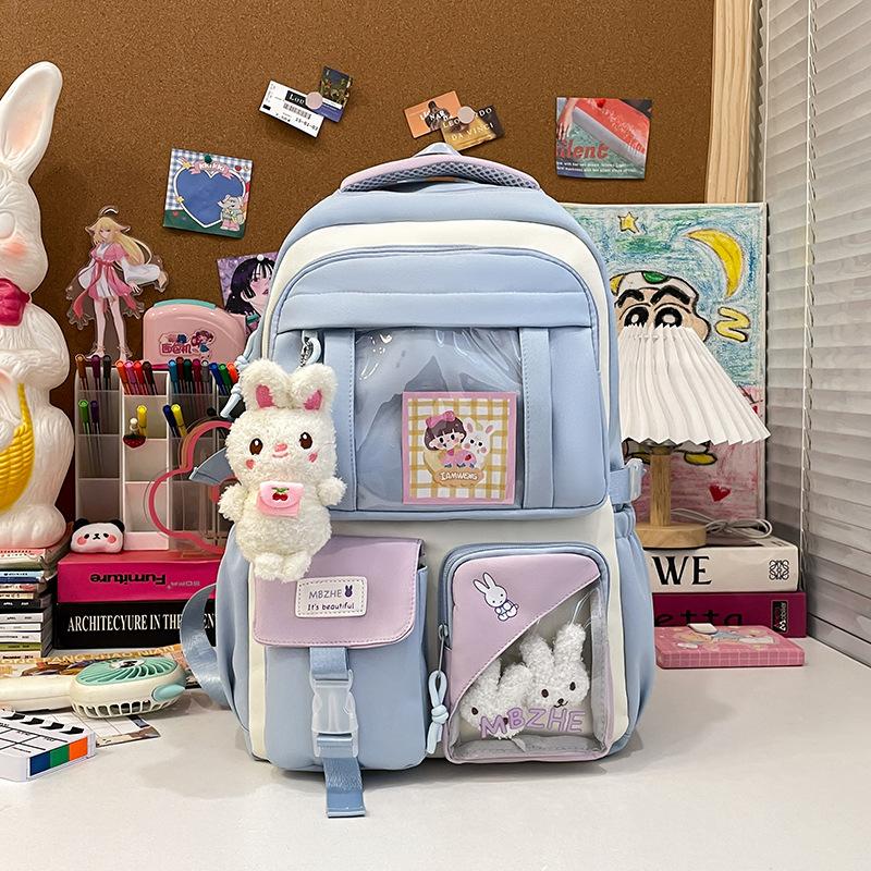 Versatile Large Capacity Computer Backpack  Junior High School Travel Bag Senior High School Backpack