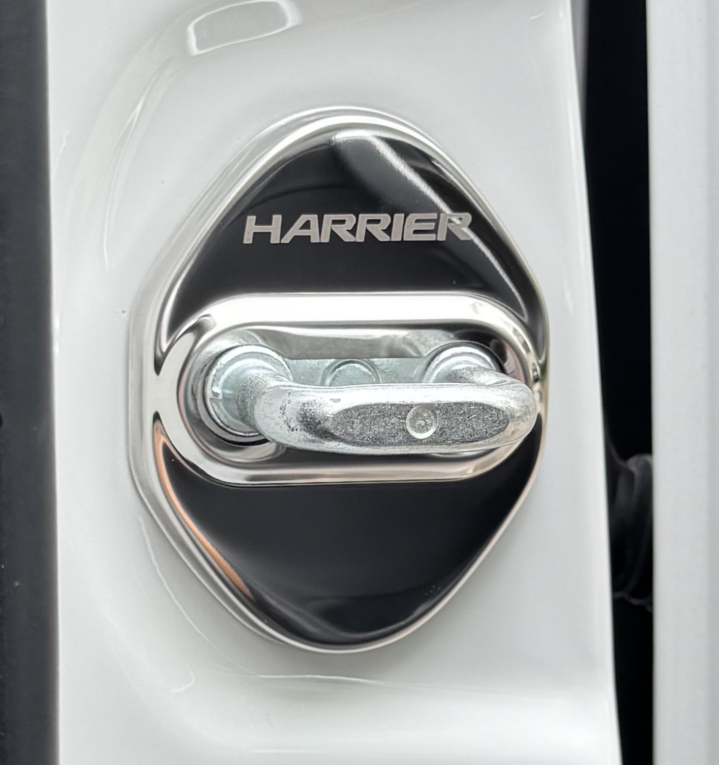 

MEKOMEKO Накладки на фиксаторы замков дверей Toyota Harrier 80 Series Хромированные аксессуары Детали интерьера Нержавеющая сталь 4 шт. HARRIER 80 Series Июнь 2020