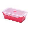 Silicone Folding Bento Box Collapsible Portable Lunch Box for Food Dinnerware Food Container Bowl Lunchbox Tableware