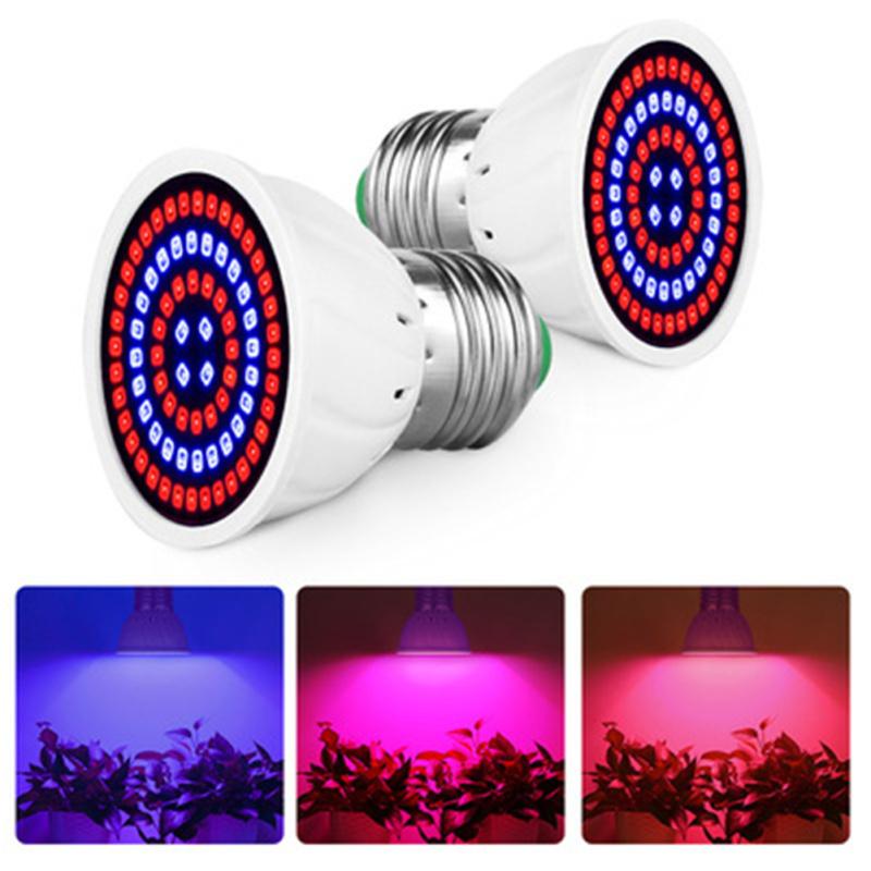 E27 Led Pflanzenwachstumslicht Vollspektrum Led-lampe Pflanzenwachstumslicht 48/60/80LED