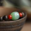 Nha Trang Agarwood Buddhist Beads7mm Single-loop bracelet DIY Women's vintage sandalwood bracelet and Hetian jade jewelry are popular among students