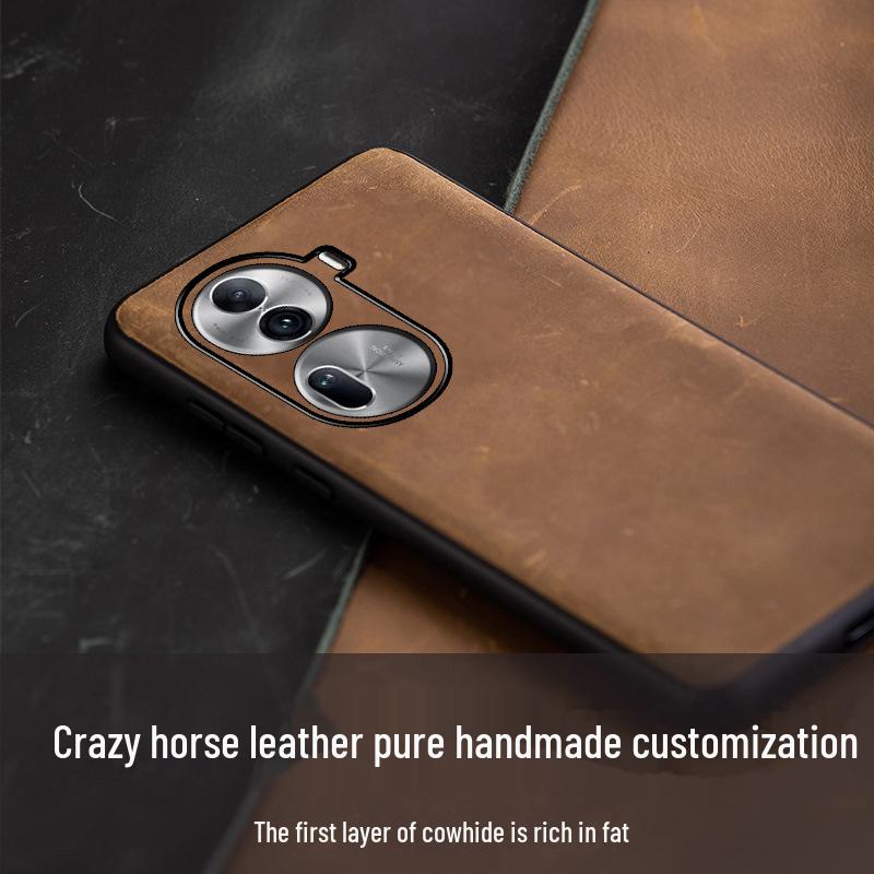 Genuine Leather Protective Cover for OPPO Reno9 9PRO & Reno9Pro+