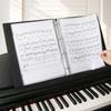 Portable 20 Pages Music Sheet File Paper Storage Folder Documents Holder 4 Size Music Score Folder Organizer Enduring