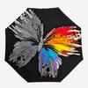 1pc Butterfly Colors Automatic Open 8-Rib Windproof Umbrella, Travel & Commuting, Suitable for All Seasons