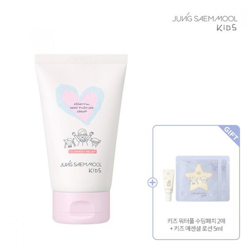 Jungsaemmool Kids Essential Deep Moisture Cream 100ml + Kids Essential Lotion 5ml + Waterful Soothing Patch 2pcs Deep Moisture Cream 100ml