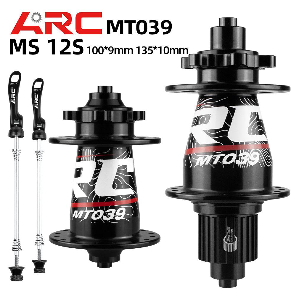 ARC MT039 Front Rear Bicycle Hub MTB Mountain Bike Hub 32H 6 Bolts Disc 135mm 142mm HG 8-11 XD MS 12 Speed 4 Bearing ARC Cube
