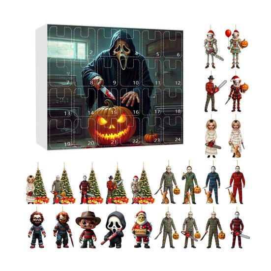 Advent Calendar 2025 24-Day Countdown Calendar with Collectible Acrylic Charms
