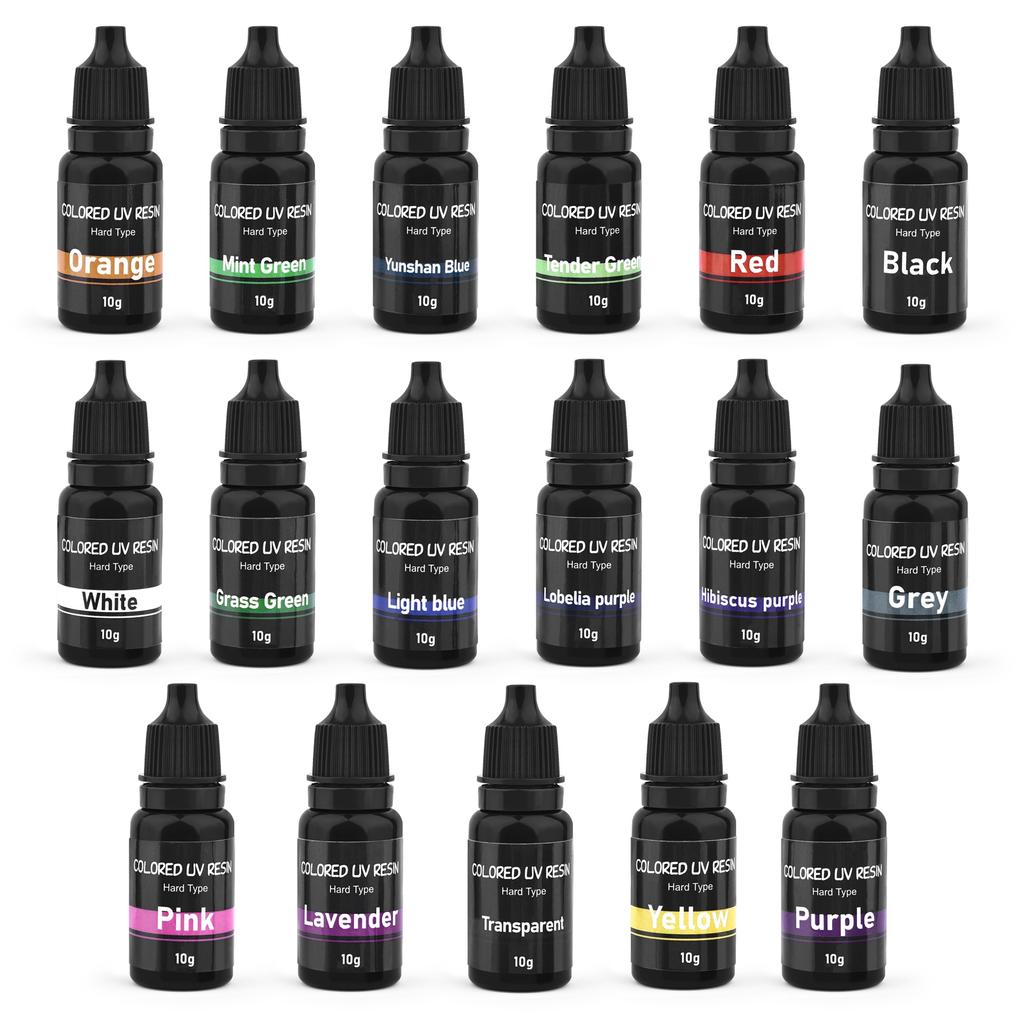 10g UV Resin Glue Color Epoxy Adhesive Ultraviolet Curing Solar Cure Sunlight Activated Hard Quick Drying For Jewelry Resin Glue