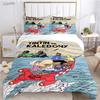 T-Tintines All Season Duvet Cover Cartoon Funny Bedding Set Printed Sheet Pillowcase Bed Soft Quilt Cover Full Queen King Size