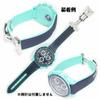 Swatch X OMEGA Rubber Strap with Blue Turquoise D-Buckle (Dark & Green/POLAR LIGHTS)