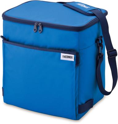 Thermos Soft Insulated Cooler Foldable and Large Capacity Model Cooler, 20L, Blue, RFD-020 BL, Bag, 5-Layer Insulation, Compact, Water-Repellent