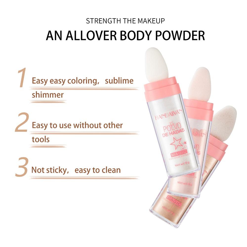 HANDAIYAN Iluminadores de Hada, Iluminadores para Todo el Cuerpo, Rubor Iluminador Natural Tridimensional de Corrección