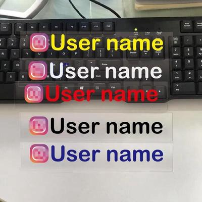 Testo Personalizzato su Misura Per Nome Utente Instagram Adesivi Impermeabili per Auto e Moto Decalcomanie